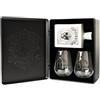 AMUERTE METAL BOX - Gin 70 cl + 2 bicchieri trasparenti (AMUERTE WHITE)