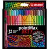 STABILO pointMax - Fineliner Premium - ARTY - Astuccio da 32 - Colori assortiti
