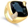 POMELLATO Anello collezione ritratto in oro con topazio london e diamanti