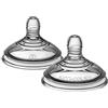 Tommee Tippee Tettarelle anticole avanzate per biberon, flusso medio, 3+ mesi, simili al seno per un fermo naturale, valvola anticolica, silicone morbido, confezione da 2