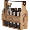 Le Tribute Gin Wooden Pack Tribute 43% Cl70 + 6 Toniche Le Tribute cl.70, cl.70