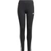 adidas G 3S TIG, Leggings Bambina, Black/White, 164 EU