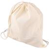 Zaino a sacca con coulisse in cotone Oeko-Tex 150 g/m2 Bridget personalizzate o neutre