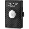 slimpuro ZNAP Airtag Wallet in pelle premium | Porta carte di credito uomo | Portafoglio uomo | Blocco RFID & Slim Wallet, nero, 8, Minimalista