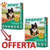 Exspot 6 pipette 2 ml per Cani da 41 kg a 55 kg - Offerta [PREZZO A CONFEZIONE] Quantità minima 4, Confezione da 6 Pipette