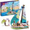LEGO Friends L'Avventura in Barca a Vela di Stephanie, Set di Costruzioni con Imbarcazione Giocattolo e 3 Mini Bamboline, Giochi per Bambine e Bambini da 7 Anni in su, Idee Regalo di Compleanno 41716