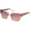 Guess Gu7896 Occhiali, Luce Brown/Other, 53/16/140 Donna