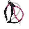 High5Dogs, Imbracatura ergonomica per Cani, Leggera e Resistente, Regolabile da 29 a 37 cm, Design Moderno ed Elegante, Colore Rosa, Taglia XXS, Modello Leisure Rope