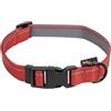 JACK AND VANILLA, Collare Rosso per Cani, Design Elegante e Confortevole, Regolabile XL 20 x 39-65 cm, Materiali durevoli, Sicurezza Rinforzata, Facile da Mantenere, XL, Rosso, Modello a Strisce