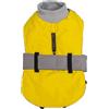 JACK AND VANILLA, Giacca Invernale per Cani Piccoli, Isolamento Termico, Materiali Resistenti, vestibilità Personalizzata, Maggiore visibilità, Taglia 35 cm, Colore Giallo, Modello di spedizione