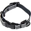 JACK AND VANILLA, Collare per Cani Modello Ibiza, Colore Nero, Misura 15 mm x 24-35 cm