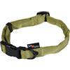 JACK AND VANILLA, Collare in Nylon Verde per Cani, Misura 15 mm di Larghezza, Regolabile da 24 a 35 cm, Comfort ottimale per Passeggiate, Taglia M, Colore Verde, Modello Comfort