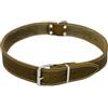 JACK AND VANILLA, Collana in Pelle grassa Verde per Cani, Design Elegante e Durevole, Regolabile, 12 mm di Larghezza e 30 cm di Lunghezza, Ideale per Il Comfort e la Sicurezza del Vostro Animale