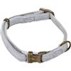 JACK AND VANILLA, Collare per Cane, Modello Velvet, Colore Smoke, Misura 10 mm x 18-24 cm