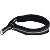 JACK AND VANILLA, Elegante Collare per Cani, Regolabile, Resistente e Confortevole, Ideale per Tutte Le Dimensioni, Sicurezza Rinforzata, 55 cm, Colore Nero, Modello Esterno