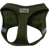 JACK AND VANILLA, Imbracatura in Rete Confortevole per Cani, Regolabile 33-38 cm, sicura e Traspirante, Design Attraente Verde, Ideale per Passeggiate, Taglia XS, Modello Expedition