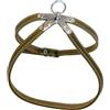 JACK AND VANILLA, Imbracatura ergonomica in Pelle grassa Verde per Animali, Regolabile per Un Comfort ottimale, Ideale per Passeggiate, Dimensioni 10 x 35 cm, Modello Pelle