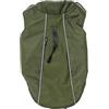 JACK AND VANILLA, Cappotto per Cani in Tessuto Resistente all'Acqua, Design Moderno ed Elegante, Facile da Indossare, Taglia 35 cm, Colore Verde Oliva Modello Expedition