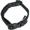 JACK AND VANILLA, Collare per Cane, Modello Comfort Tube Nylon, Colore Nero, Misura 15 mm x 24-35 cm