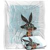 LOGOVISION Looney Tunes Graffiti Rabbit Coperta super morbida al tatto setoso - 152 x 127 cm