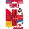 KONG Jump'N Jack - Giocattolo Per Cani - Per La Masticazione E La Salute Dentale - In Gomma Naturale - Per Cani Di Taglia Media