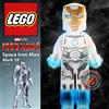 LEGO ⭐ LEGO Space Iron Man Mk 39 sh229 Minifigure Marvel sh0229 Avengers 76049 Stark