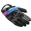 SPIDI, Flash-R Evo Lady, Guanti Moto per Donna, Protettivi e Resistenti, Guanti Moto Estivi Impermeabili e Antiscivolo, con Touchscreen Capacitivo, Peso Medio 0, 1 kg, Colore Nero e Fucsia, Taglia XS