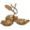 BigBuy Home Centrotavola 28,5 x 28,5 x 20 cm Oro Alluminio