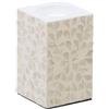 BigBuy Home Portacandele Beige Madreperla Legno MDF 10,5 x 10,5 x 16 cm