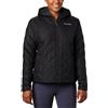 Columbia Copper Crest Hooded Jacket Giacca Isolante, Nero, Medium Donna