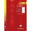 Clairefontaine 100 Fogli forati a righe per raccoglitori ad anelli, formato A4