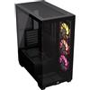 Corsair iCUE LINK 3500X RGB Black Middle Tower Vetro Temperato No-Power minITX/m