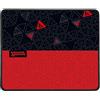 Konix Dungeons & Dragons Tappetino per mouse gaming 32 x 27 cm - Base antiscivolo in gomma - Rosso e nero
