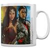 Pyramid International Justice League Movie (Hero Stripes) ufficiale inscatolato ceramica tazza da tè/caffè, carta, multicolore, 11 x 11 x 1.3 cm