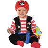 amscan 846805-55 - Costume da pirata da bucaniere, età: 0-6 mesi