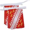 AZ FLAG Ghirlanda 6 Metri 20 Bandiere Alsazia 21x15cm, Bandiera Alsace In Francia 15 x 21 cm - Festone Bandierine