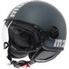 MOMODESIGN CASCO JET MOMO DESIGN FGTR CLASSIC CANDY GRIGIO OTTANIO BIANCO OPACO TAGLIA M