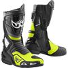 Berik Stivali Moto Racing Berik Donington 1563-BK Nero Giallo Fluo
