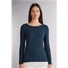 Intimissimi Maglia Manica Lunga In Fresh Bamboo Blu
