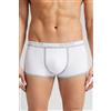 Intimissimi Boxer In Cotone Superior A Costine Bianco