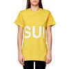 SUNDEK MAXI T-SHIRT IN COTONE ORGANICO CON STAMPA LOGO Mezze Maniche Donna