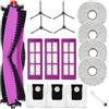DianSung Accessori per Eureka J15 Pro Ultra di ricambio aspirapolvere robot,Spazzola a Rullo + 4 Panni + 3 sacchetti + 4 spazzole laterali + 3 filtri + spazzola