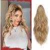 Sofeiyan Ondulato Coda Capelli Extension 41cm Coda Cavallo Capelli Extension con Pinza Clip Coda Finta Coda Capelli Posticci Sintetici per Donne,Dark Ash Blonde