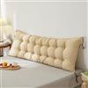 Generic B,90x50cm, Cuscino da Lettura Schienale Testata Letto Divano Grande Rettangolare Cuscino Schienale Cuscino Lettura Testiera Lavabile Cuscino da Parete per Divano Letto