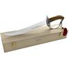 Maserin Coltellerie Maserin - Sciabola da Champagne con Manico in Pao Santos e Confezione Regalo in Legno. Made in Italy