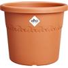 Elho Algarve Cilindro Wheels 58cm - Grande vaso per piante da esterno - Fioriere - 100% plastica riciclata - Terra