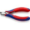 KNIPEX Tronchese per elettronica con tagliente frontale con impugnature multicomponente 115 mm, 64 12 115