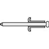 TOOLCRAFT 521641 rivetti ciechi (Ø x L) 3 mm x 7 mm acciaio alluminio 10 pezzi