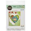 Sizzix Set di Fustelle Thinlits 663619 20 pz Shadow Box Uccelli Innamorati by Courtney Chilson, Multicolore, taglia unica