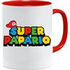 Jungle Mug Festa del papà | Tazza Super Papàrio Divertente | Idea Regalo Originale per Uomo | Regalo Compleanno Speciale | Tazza Colazione per Amanti del Caffè | Regali per la Festa del Papà